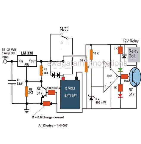 Making a Simple, Smart Automatic Battery Charger Circuit - Universal ...