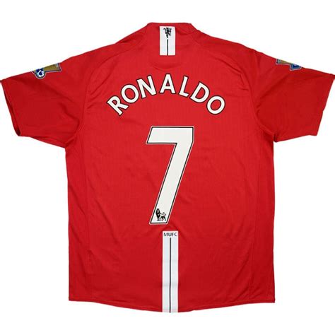 2007 - 2008 Manchester United Home Shirt Ronaldo #7 | Classic Utd Shirt