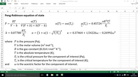 Equations of State part 5: Peng-Robinson - YouTube