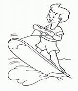 Surfing Coloring Pages Printable Sketch Page sketch template