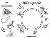 Thanksgiving Feast Coloring Pages sketch template