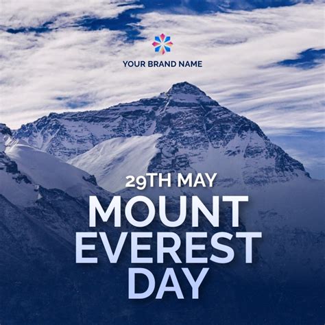 Mount Everest Day 29th may Template | PosterMyWall