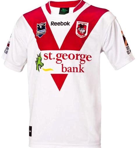 New Reebok St.George Illawarra Dragons Home Jersey 2012- NRL Kit 2012 ...