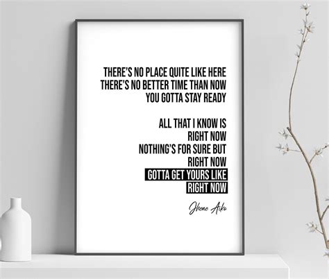 Jhene Aiko Stay Ready Lyrics Printable Poster Digital - Etsy UK