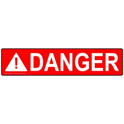 Danger Sign - Danger Label - ANSI