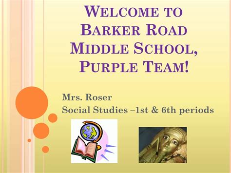 PPT - Welcome to Barker Road Middle School, Purple Team! PowerPoint ...