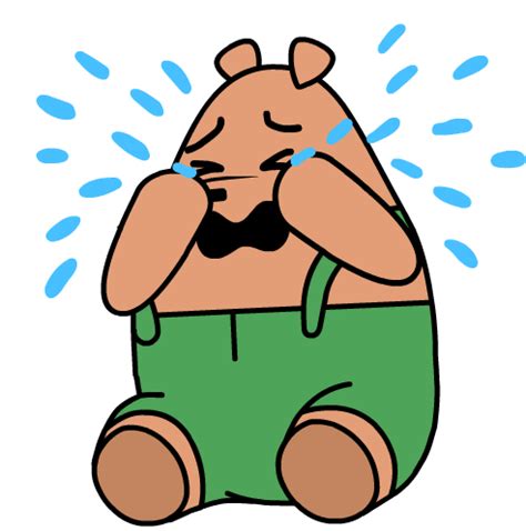 Sob Sobbing Sticker - Sob Sobbing Pantsbear - Discover & Share GIFs