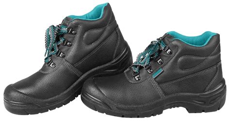 Zapato De Trabajo Negro Total, Punta De Acero, Varios Talles - U$S 49,00 en Mercado Libre