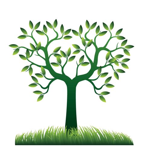 Green spring Tree. Vector Illustration. 9288014 Vector Art at Vecteezy