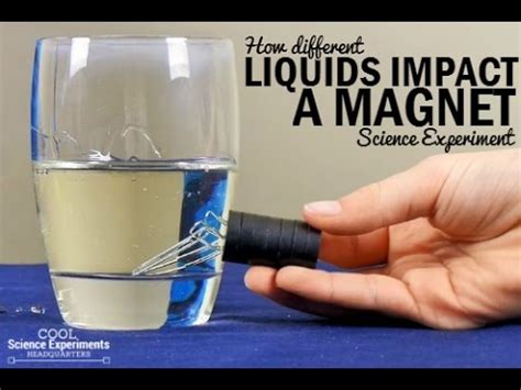 How Liquids Impact a Magnet Experiment Art Integrated Projects and Online Educational Video by ...