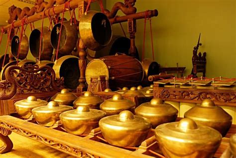 A Gamelan is a traditional instrument from Indonesia and made of bronze ...