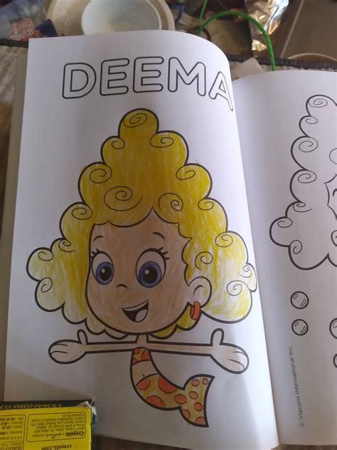 My coloring of Deema from Bubble Guppies by MountainFanatic on DeviantArt