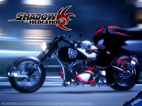 SHADOW ON HIS MOTORCYCLE - Shadow The Hedgehog Photo (22787063) - Fanpop