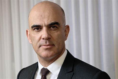 Alain Berset - Swiss Federal President Alain Berset L Signs Editorial Stock Photo Stock Image ...