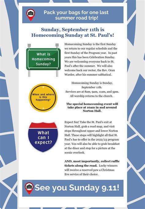 St. Paul's Homecoming Sunday | St. Paul's Episcopal Church