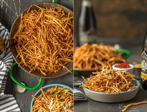 Shoestring Fries (Julienne Fries) - The Cookie Rookie