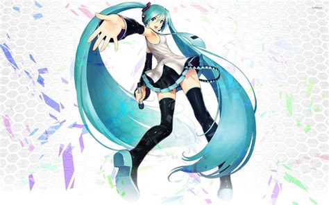 Dancing and singing Hatsune Miku - Vocaloid wallpaper - Anime wallpapers - #53013