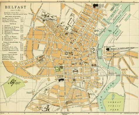 Old Map of Belfast