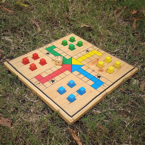 Timeless Wooden Ludo Board Game for Family Fun | Scrapshala – scrap shala