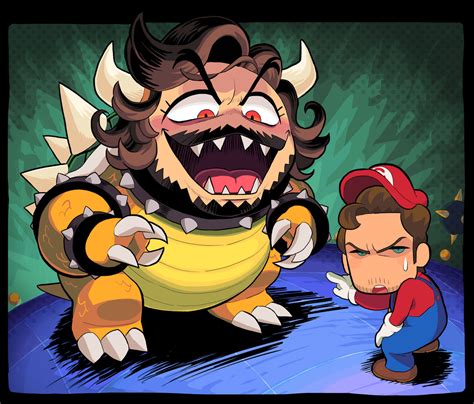 mario and bowser by Gashi-gashi on DeviantArt