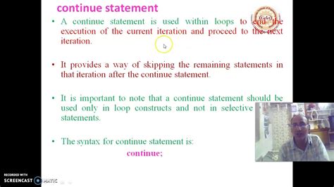 Topic 3 Jumping Statements - YouTube