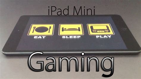 Gaming on the Apple iPad mini - YouTube