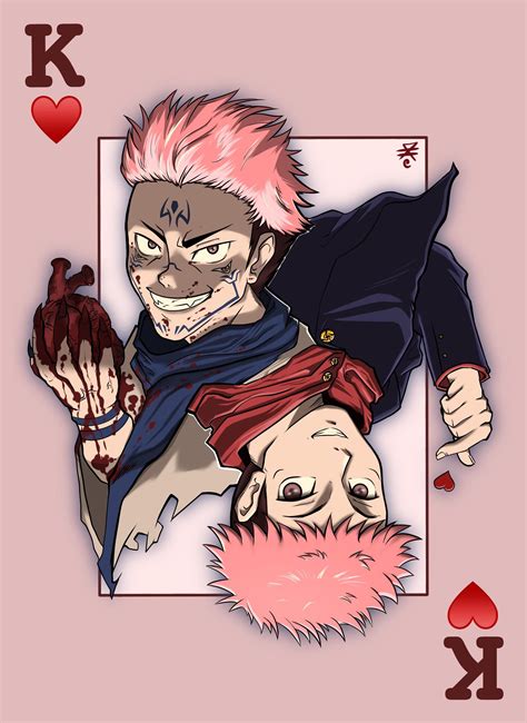 My Fanart of Itadori and Sukuna!! I had a lot of fun making this! : r/JuJutsuKaisen