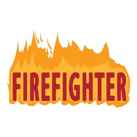 Fire logo, cartoon style 14739026 Vector Art at Vecteezy