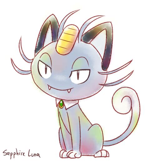 Alola Meowth by sapphireluna Pokemon Meowth, Cat Pokemon, Pokemon Faces, Pokemon Moon, Pokemon ...