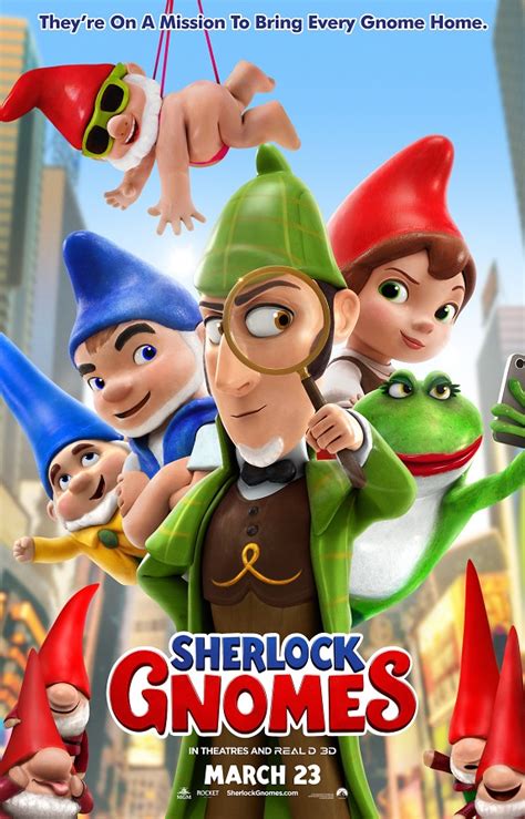 New Sherlock Gnomes Poster & Trailer #SherlockGnomes