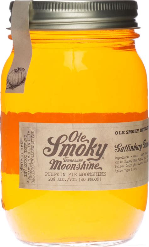 Ole Smoky Moonshine Pumpkin Pie 0,5 Liter 20 % Vol. im