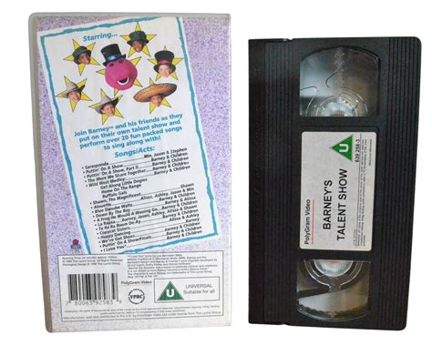 Barney : Talent Show - PolyGram Video - 6392583 - Children - Pal - VHS 780063925839 – Golden ...