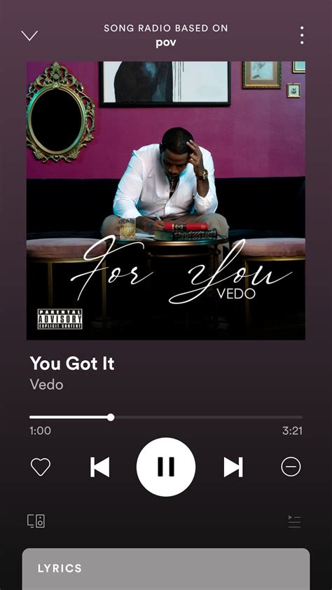 You Got It Vedo Lyrics | aepuerenirah