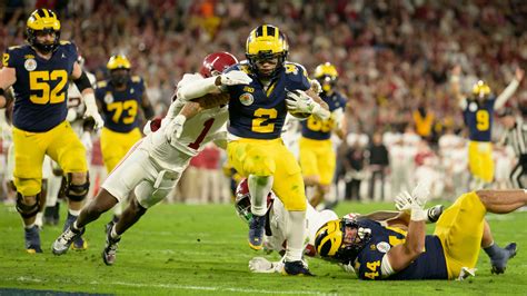 Michigan 27, Alabama 20 in OT at the 2024 Rose Bowl