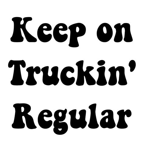 Keep on Truckin' Regular font - Free fonts on Creazilla | Creazilla