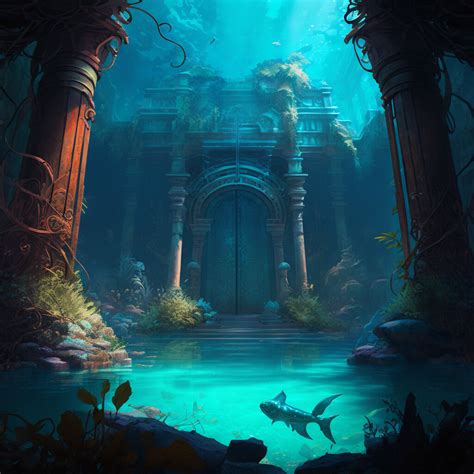 ArtStation - The Lost City of Atlantis: A Digital Painting Depicting its Mysterious Fate 4 ...