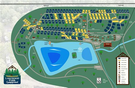 Lakewood Park Campground - Map