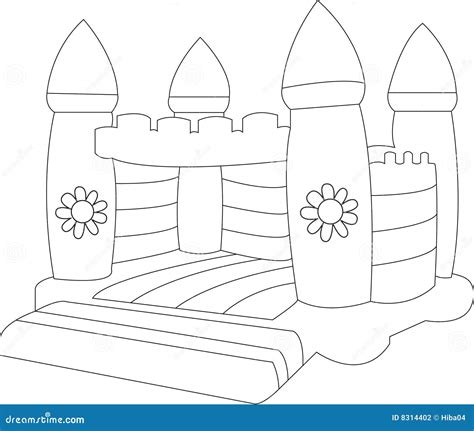 Blank Bouncy Castle Stock Photography - Image: 8314402