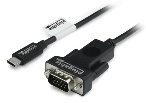 Plugable Monitor Adapter Cable - USB-C to VGA, 6ft (1.8m) - Walmart.com