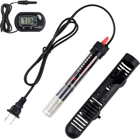 Mini Aquarium Fish Tank LED Digital Heater Submersible Adjustable ...