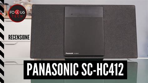 PANASONIC SC-HC412 recensione: ALTOPARLANTE bluetooth con LETTORE CD e RADIO FM integrata - YouTube