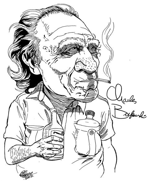 Charles Bukowski by morales899 on deviantART | Bukowski, Charles bukowski, Drawing