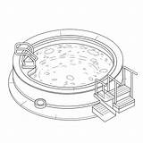Pool Coloring Pages – Coloring Corner sketch template