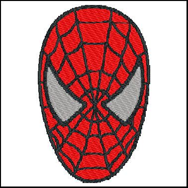 Spiderman Face Embroidery Design Pattern Instant By ItsSewEzee - Cliparts.co