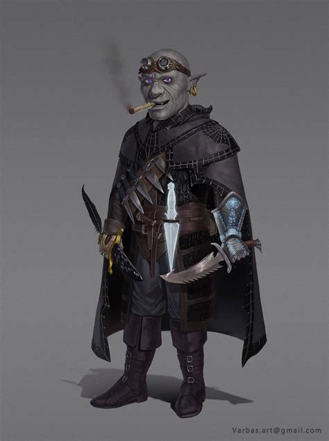 ArtStation - Deep gnome rogue, Robert Hoang | Dungeons and dragons characters, Rogue character