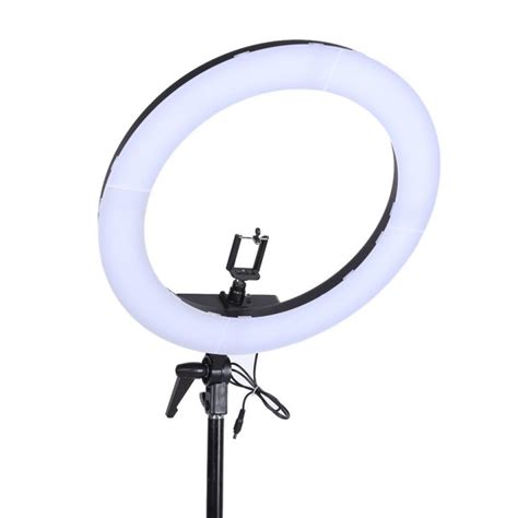 Ring Light - LED 12" with Tripod Stand, Camera Holder and Lense Covers