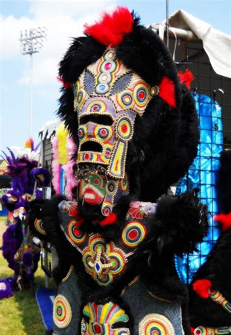 Costume - Mardi Gras Indians Photograph by Beth Vincent