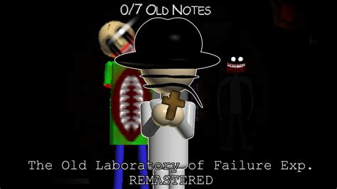 GET ME OUT OF HERE! | Baldi's Basics: The Old Laboratory of Failure Experiments REMASTERED - YouTube