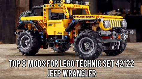 Top 8 MODs for LEGO Technic Set 42122 Jeep Wrangler - YouTube