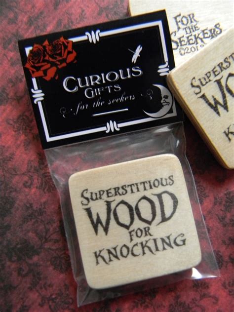 Knock on Wood Superstitious Wood for Knocking | Etsy